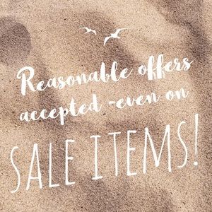 Make me a reasonable offer!